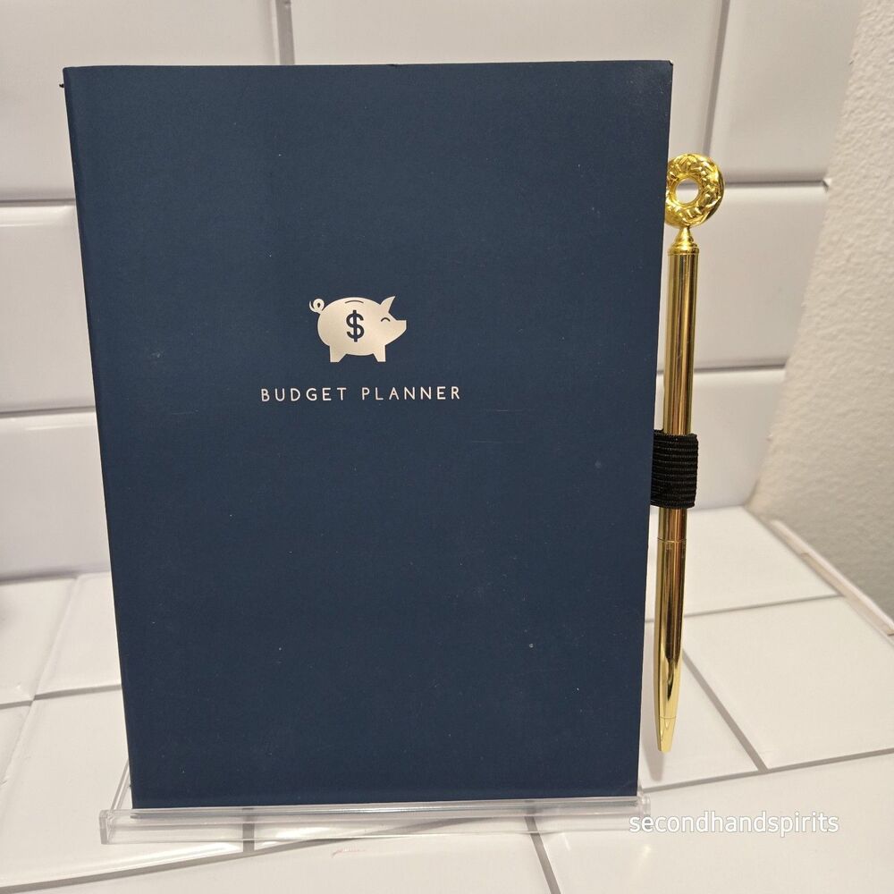 Pen And Gear Budget Planner  12 Months  5.5" x 7.5" Undated W Pen And Holder